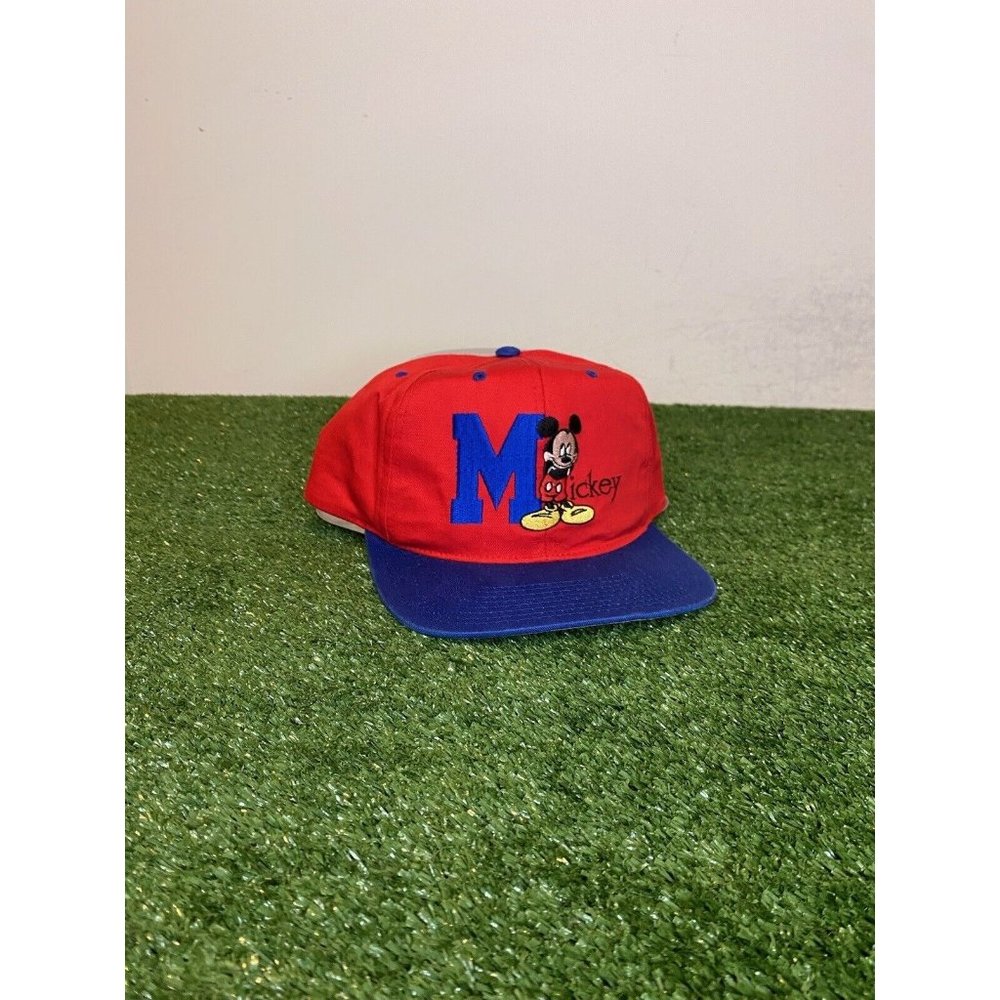 Vintage Drew Pearson Walt Disney Mickey Mouse logo snapback hat cap 90s